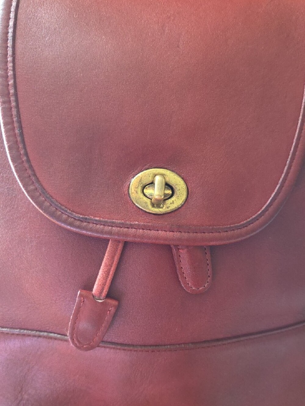 Coach RARE Vintage Glove Tanned Leather Daypack / Backpack - Picture 7 of 16